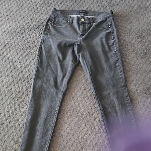 White House Black Market Dark Gray Skinny Jeans